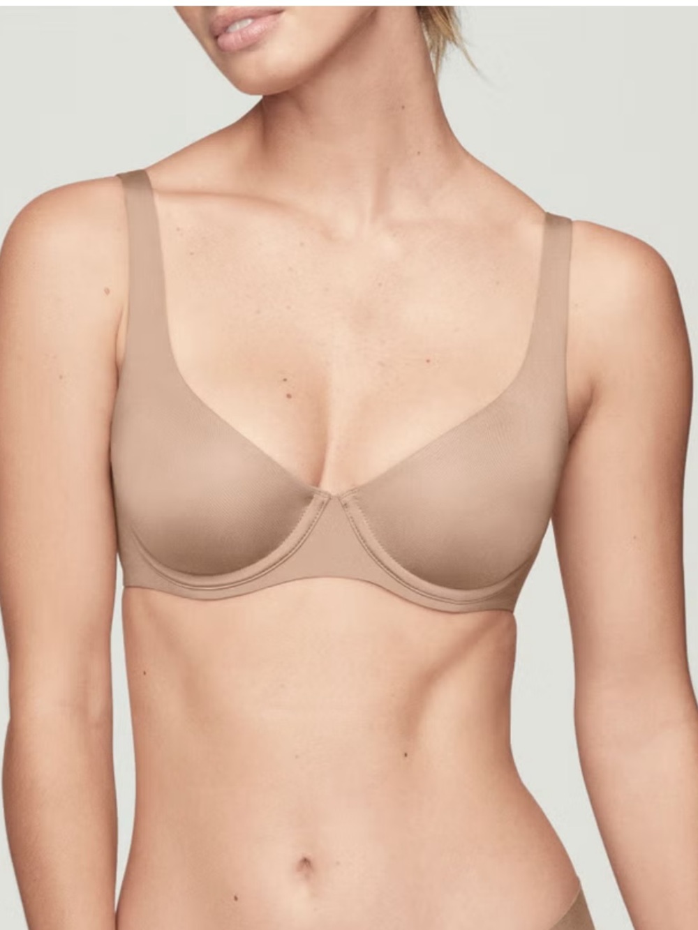 Cuup The Scoop Micro Bra in Taupe Sz 32D